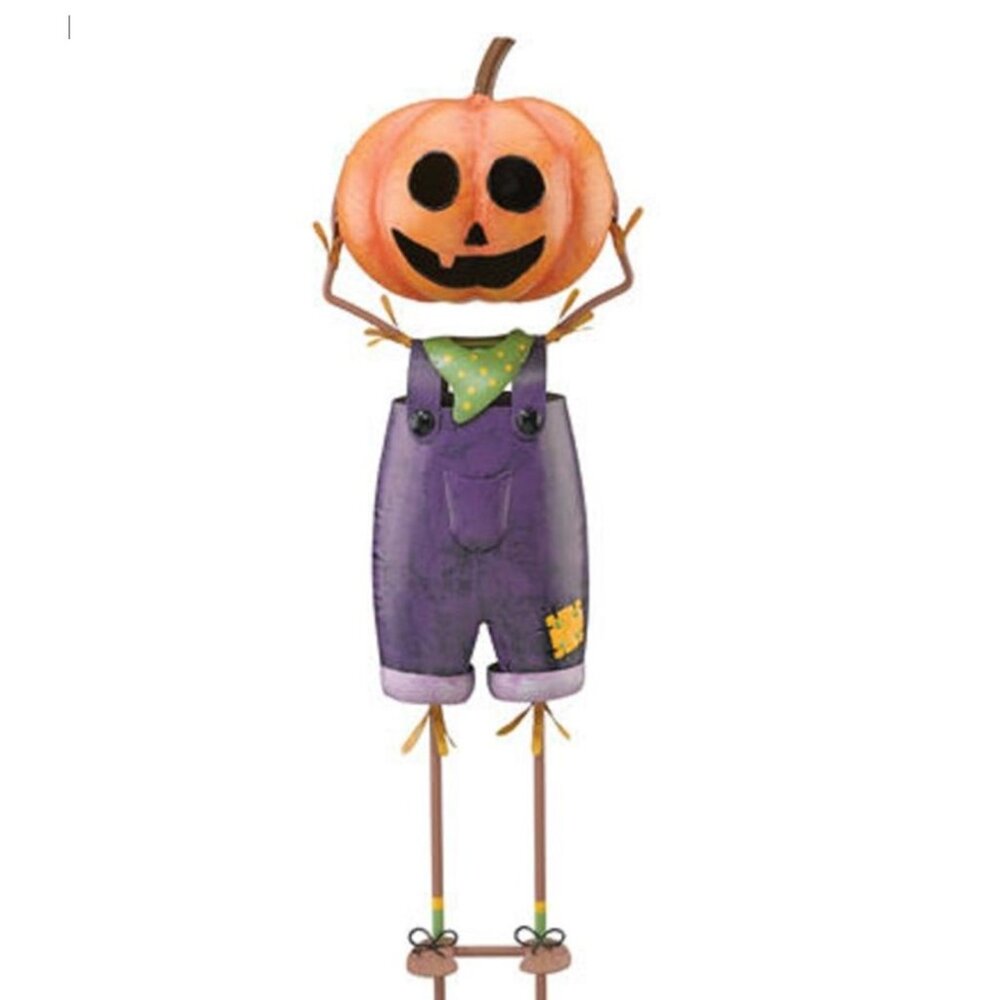 Halloween Jack O Garden Stake 10218 NEW